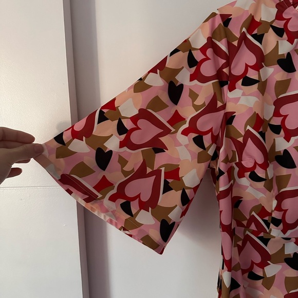 MELLODAY Floral A-Line Minidress in Red Pink size M - Picture 4 of 12